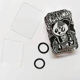 Motorcycle accessories YFTK Mnch King Duck Crystal Engraved