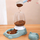 2.2/2.5L Dog Food Water Bowl Automatic Feeder Dispenser