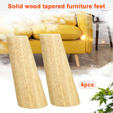 4pcs Cone Angled Furniture Legs Durable For Cabinet