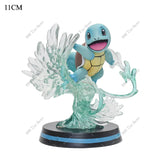 Anime Pokemon Figure Charizard Squirtle Bulbasaur Vulpix Scenes