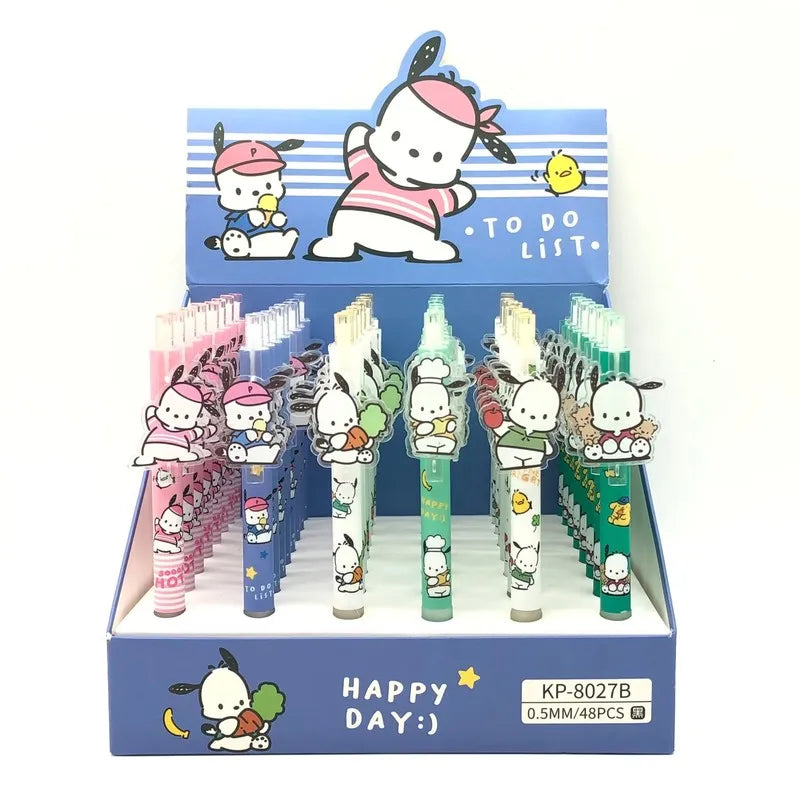 New 48pcs Gel Pen Sanrio Boxed Cartoon Cinnamoroll