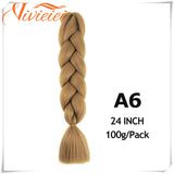 6 Pcs 24" Jumbo Synthetic Braids Hair Extensions