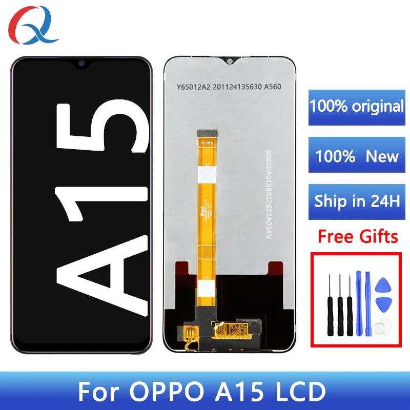 Original Digitizer Assembly for oppo a15 a15s Screen