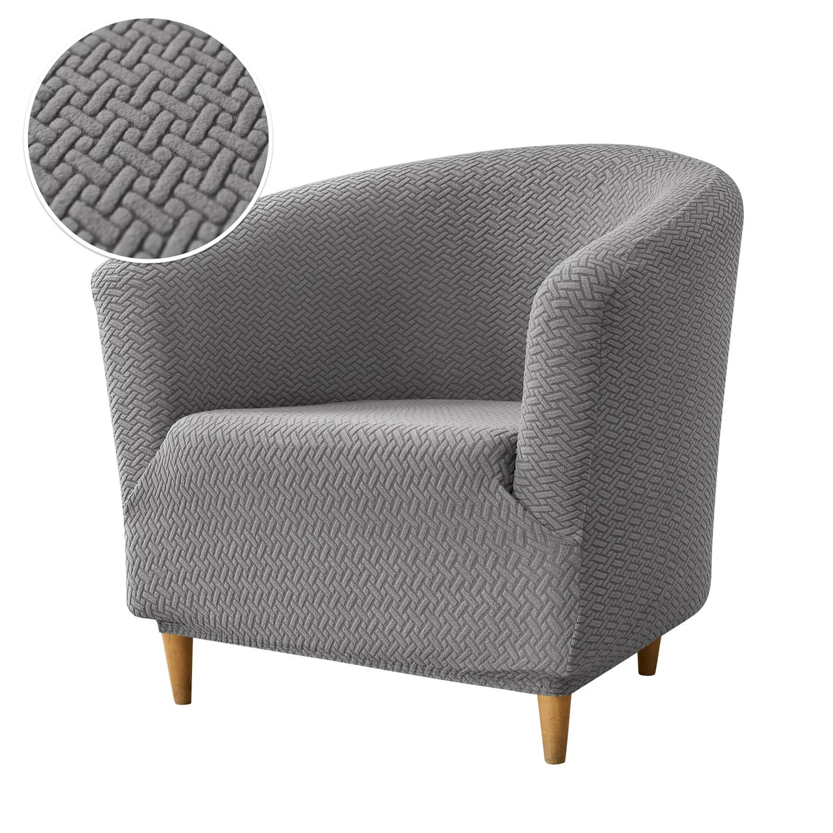 Elastic Jacquard Cover For Tub Chair Living Room