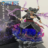 40cm Anime One Piece Zoro Figure Wano Onigashima