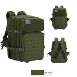 45L Military Tactical Backpack, Large Capacity Outdoor Rucksack