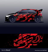 Car Color Change Film Wrap Sticker Decal Decorative Cut Body Racing Graphic Decal Vinyl Wrap Car Body Side Protection Sticker