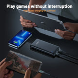 QOOVI 10000mAh Power Bank Ultra-thin Portable Charger For
