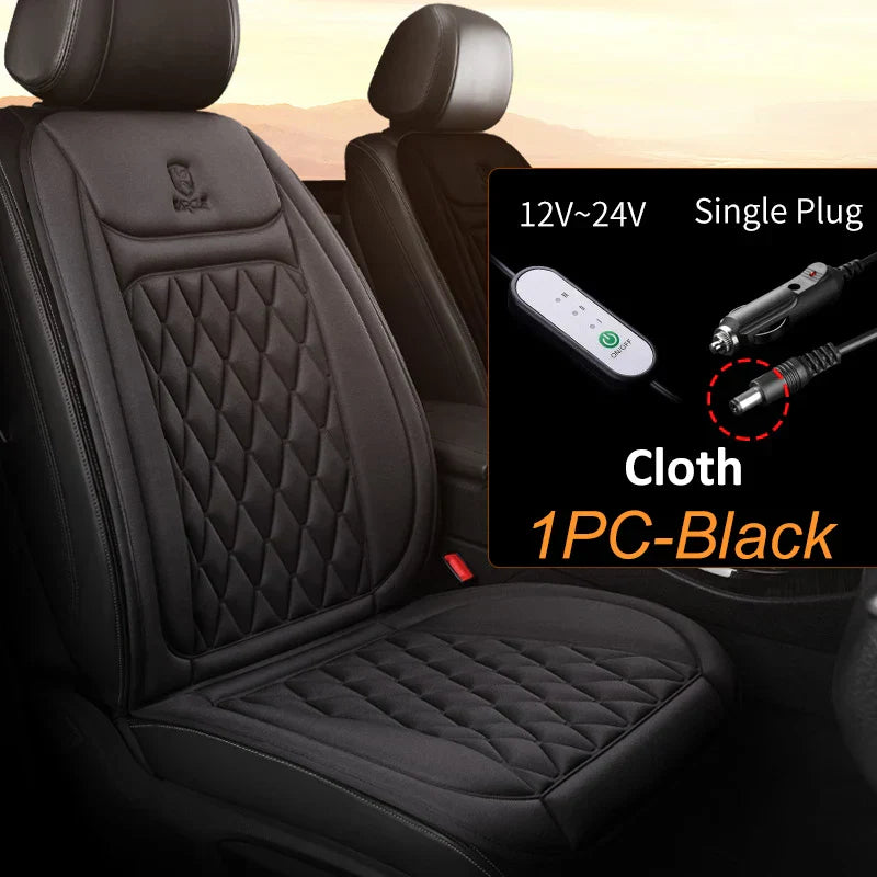 12/24V Heated Car Seat Cover Universal Car Seat