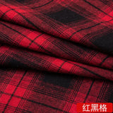 Yarn Dyed Soft Thickening Grinding Wool Plaid Fabric