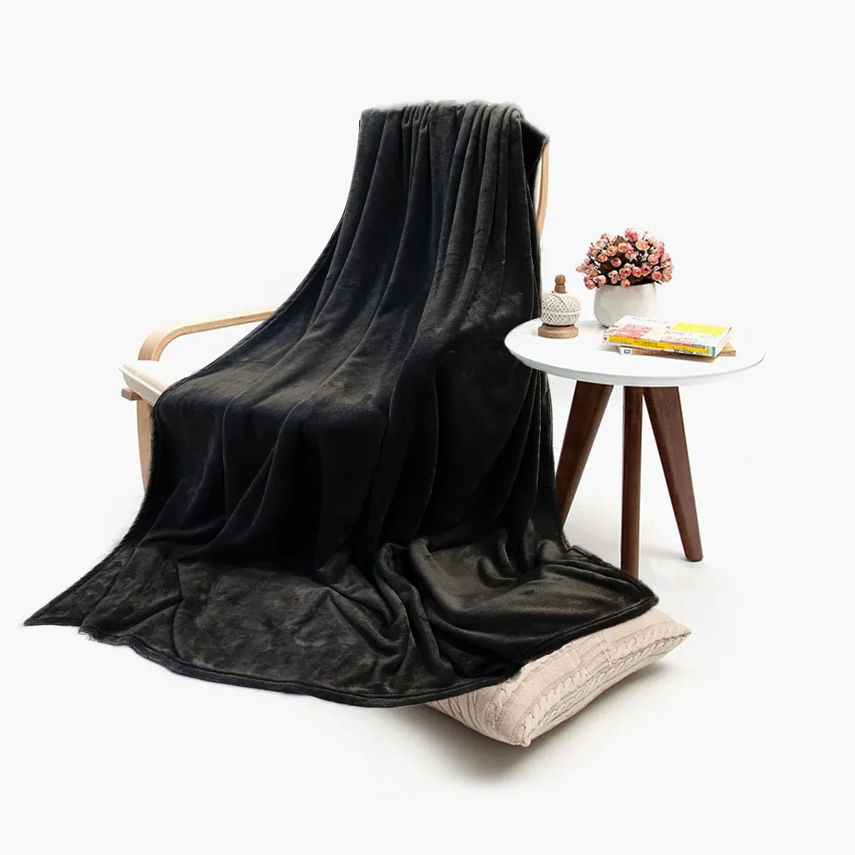 Bucephalus Flannel Throw Blankets, Fuzzy Super Soft Comfy