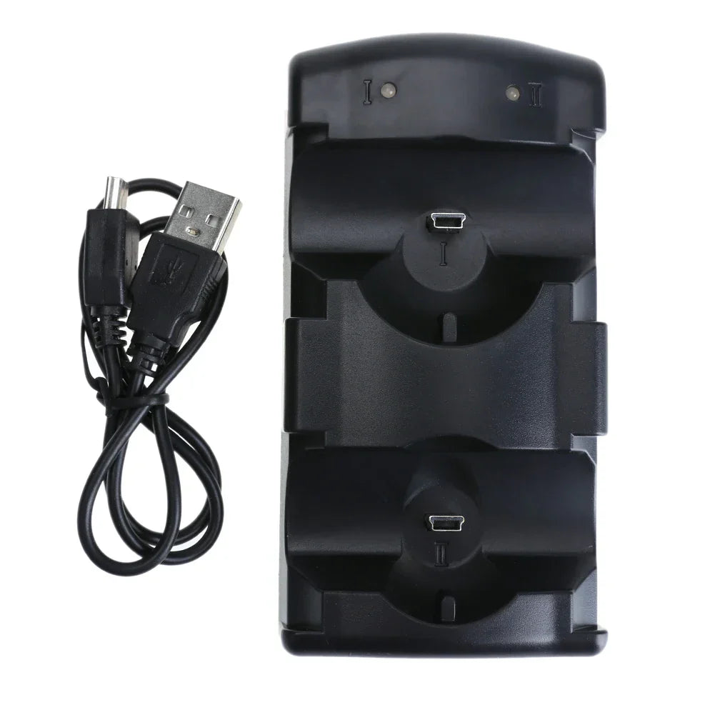 USB Dual Charger Station For Sony Playstation 3