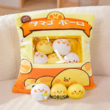 Cartoon Ramen Puff Cookie Bag Bubble Tea Plush