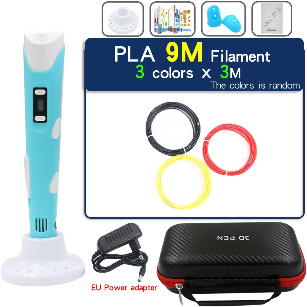 Creative 3D Printing Pen for Kids - LCD
