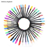 48 Colors Gel Pens Refills Rollerball Pastel Neon