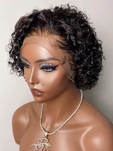 Pixie Cut Wig Human Hair 13x1 Lace Frontal