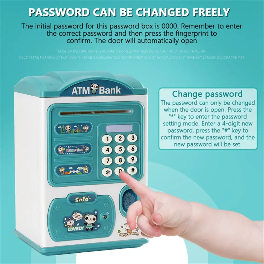 Electronic Bank Safe Box Money Boxes For Children