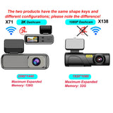 2K Dash Cam for Cars Camera for Vehicle