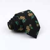 Mens Ties 6cm Classic Cotton Handmade Skinny Neck