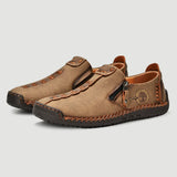 Handmade Leather Men Shoes Casual Slip on Loafers
