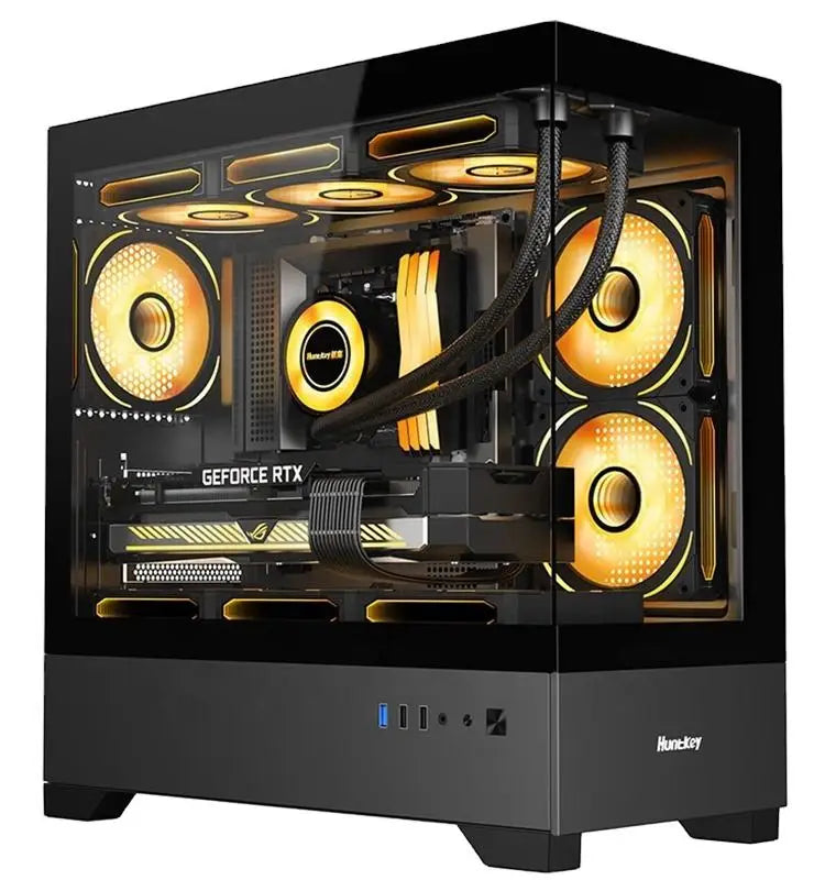 Popular Tempered Glass ATX Smart Case Desktop Cabinet