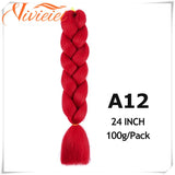 6 Pcs 24" Jumbo Synthetic Braids Hair Extensions