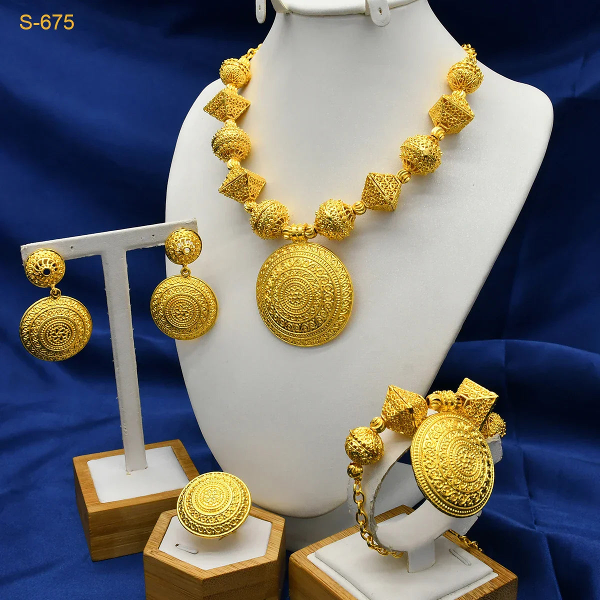 ANIID Africa Luxury Round Ball Jewelry Sets For