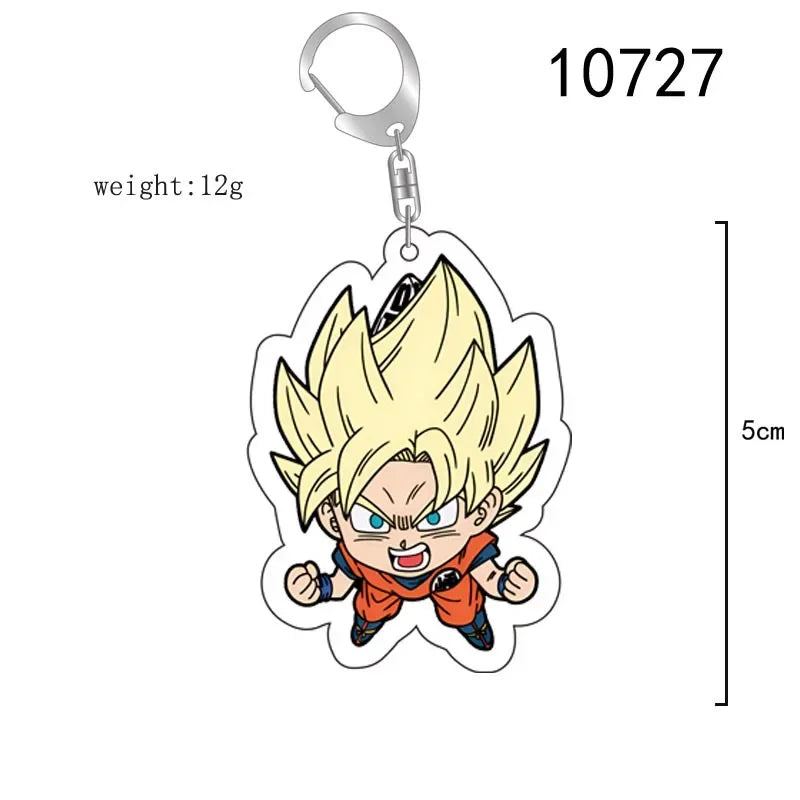 Anime TV Dragon Z Super Saiyan Acrylic Pendant
