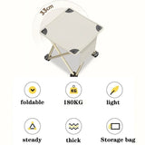 Portable Folding Camping Chairs Outdoors Beach Chair Collapsible