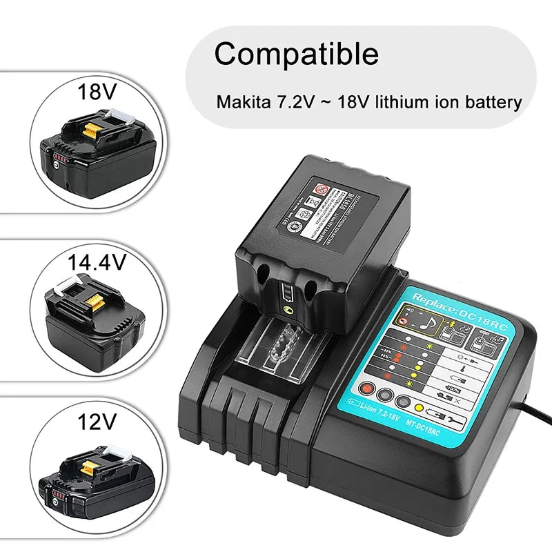 for Makita 18V 6000mAh Rechargeable Power Tools Battery