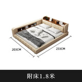 Parent child bed, second family, leather , master