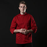 Unisex Chef Jacket ShortLong Sleeve Men Women Crossover
