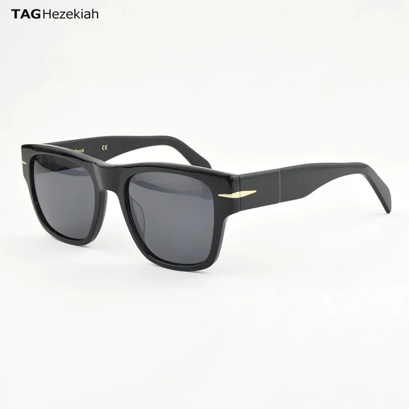 Glasses 2024 luxury square acetate sunglasses men top