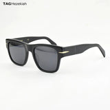 Glasses 2024 luxury square acetate sunglasses men top