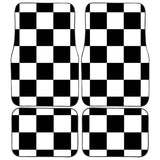 Checkerboard Car Mats Auto Parts Rubber Floor Mats
