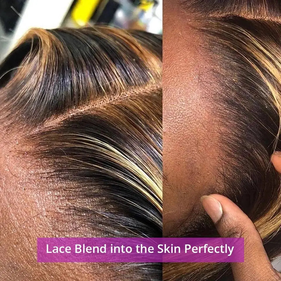 Highlight 13x4 Lace Front Wig Highlight Straight 13x6
