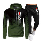 2023 Brand Autumn and Winter Hoodie Suit Men's