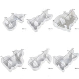 DIY Cement Gypsum Aromatherapy Silicone Mold Easter Love
