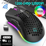 BM600 Rechargeable Gaming Mouse USB 2.4G Wireless RGB