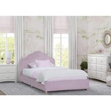 Delta Children Upholstered Twin Bed, Rose Pink