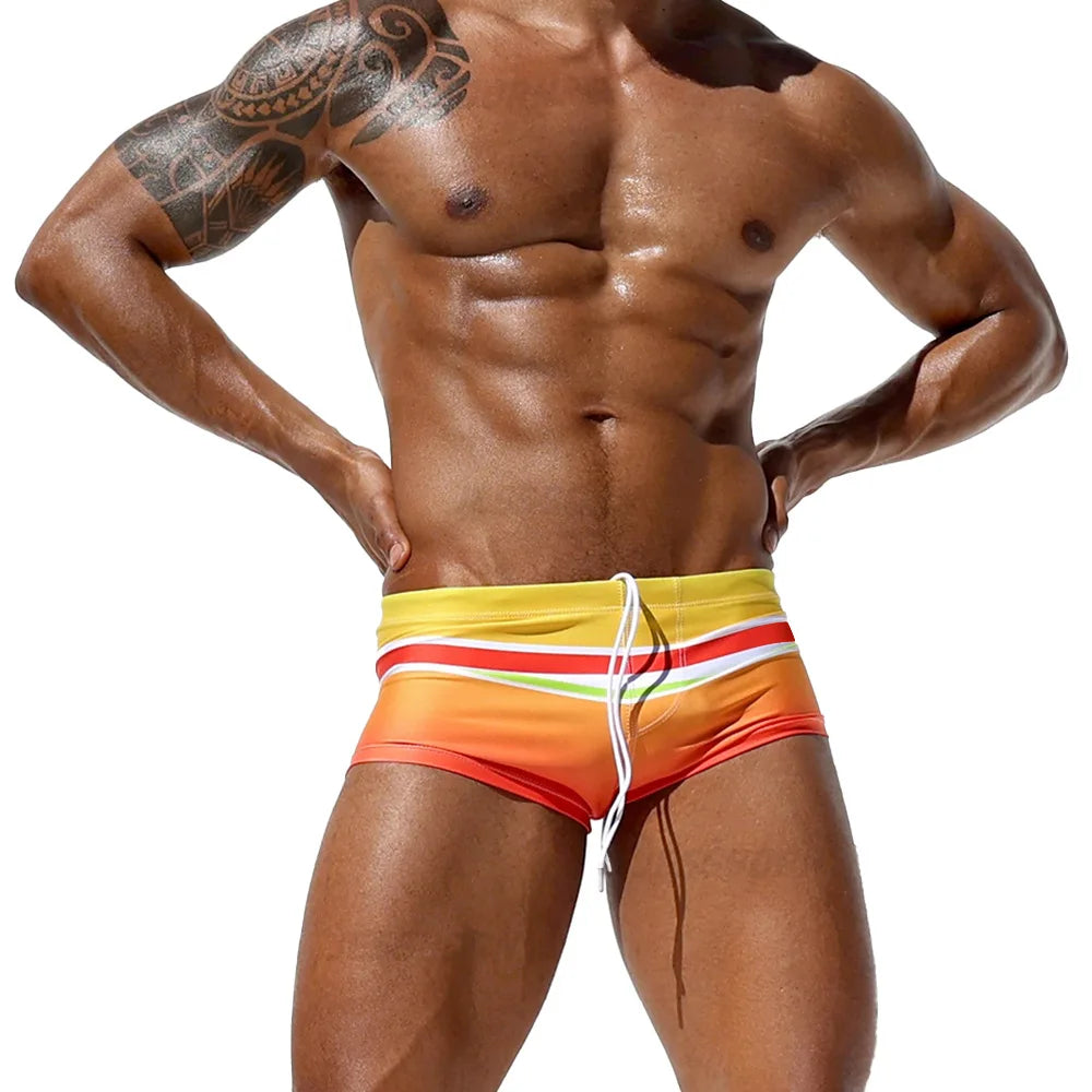 WY79 new summer yellow red sexy low waist