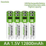 2023 New AA USB Rechargeable Lithium Ion Battery