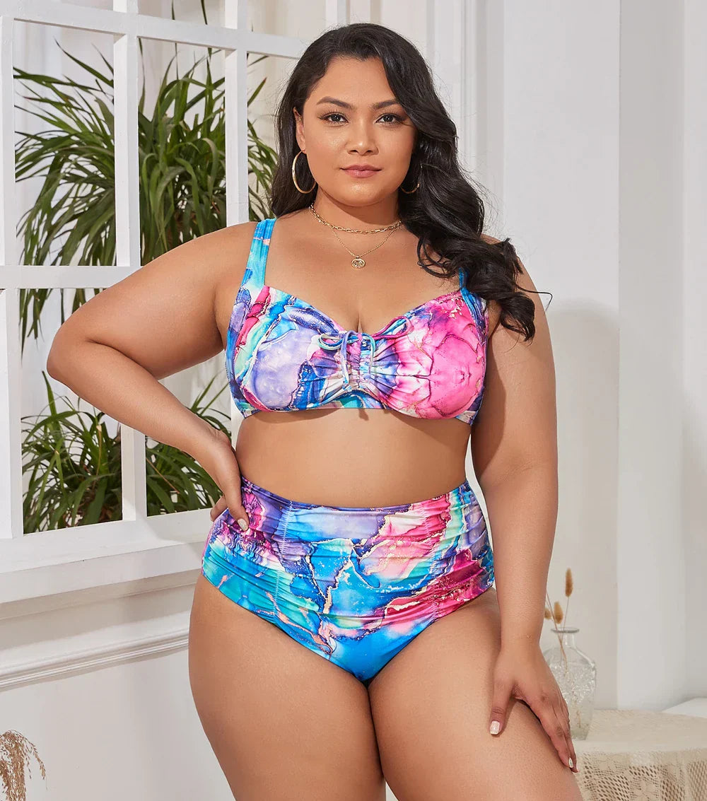 2022 Push Up Bikinis Set Women Swimwear Plus