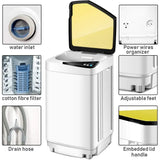 2024 New Full-Automatic Portable Washing Machines, 7.7 Lbs