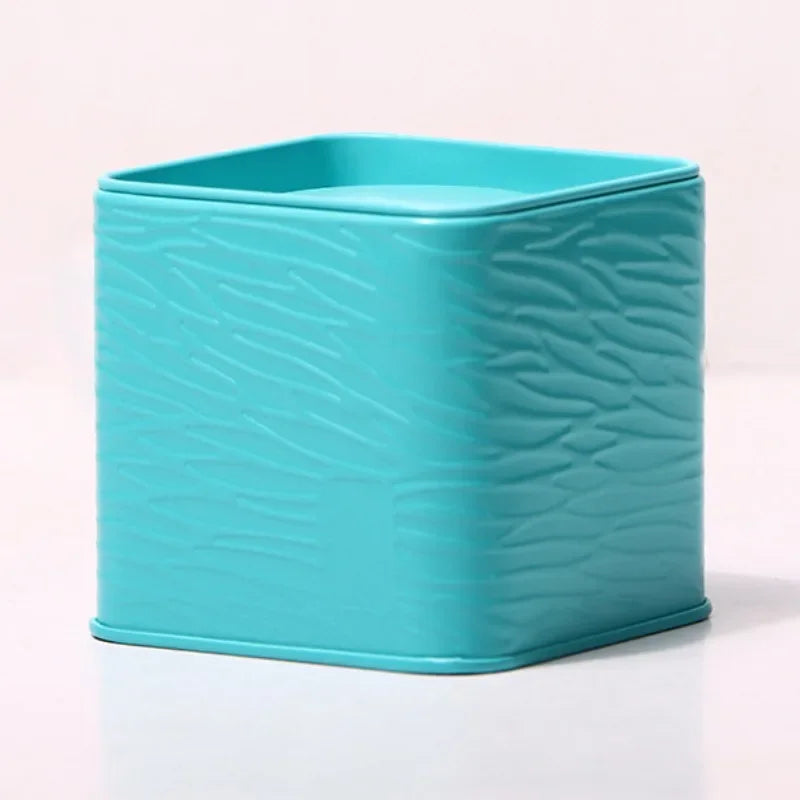 Mini Square Metal Pet Urn, Funerary Animal Ash