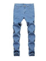 High Quality Stretch Elastic Skinny Jeans Men European