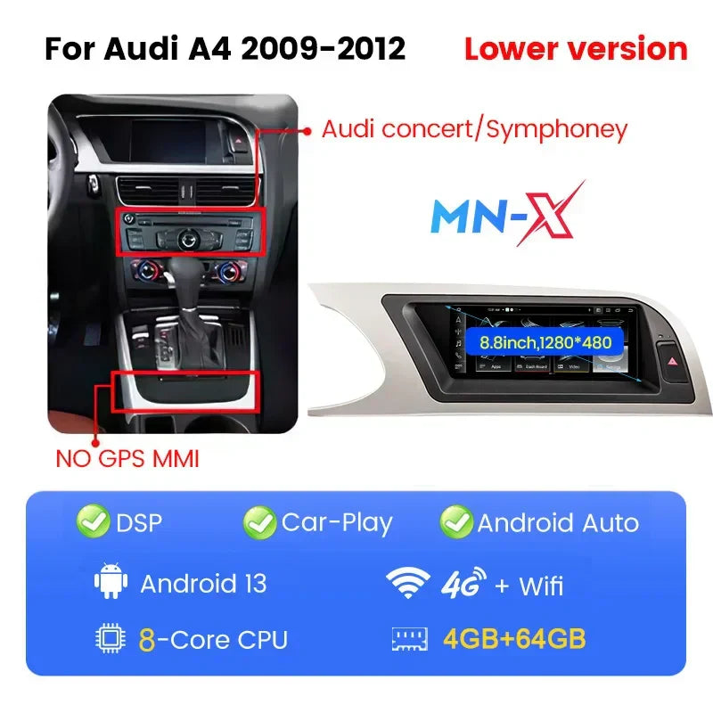 Android 13 CarPlay Auto Radio Intelligent System