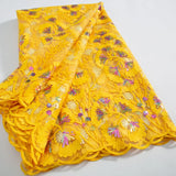 French Tulle Lace Fabric 2024 High Qulity African