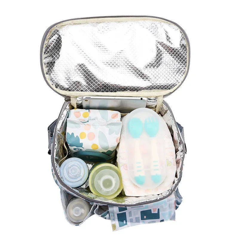 Pockets and Secure Stylish and Durable Diaper Bag