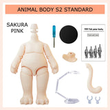 Movable Joint Ymy Doll Fat Animal Body Cat